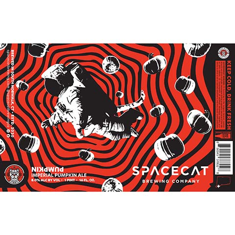 Spacecat Pumpkin Imperial Pumpkin Ale by Spacecat Brewing Company, beer label