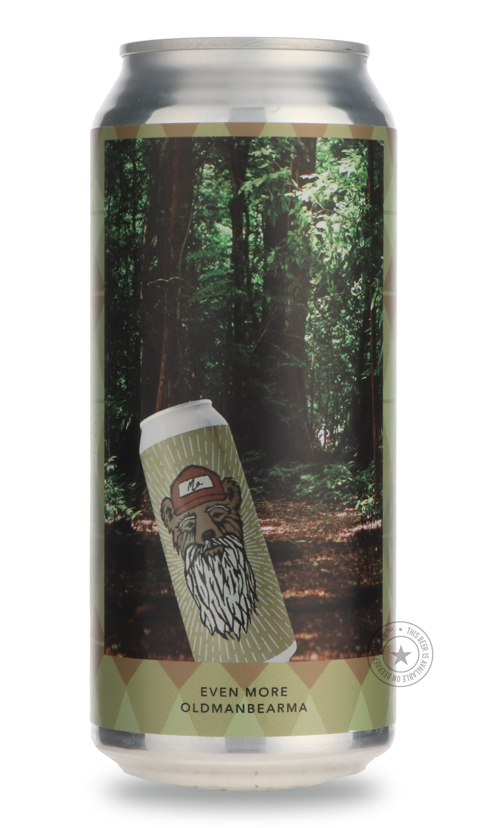 Oldmanbearma / Mortalis by Evil Twin Brewing, beer label
