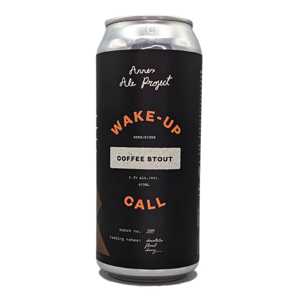 Wake Up Call Coffee Stout by Annex Ale Project, beer label