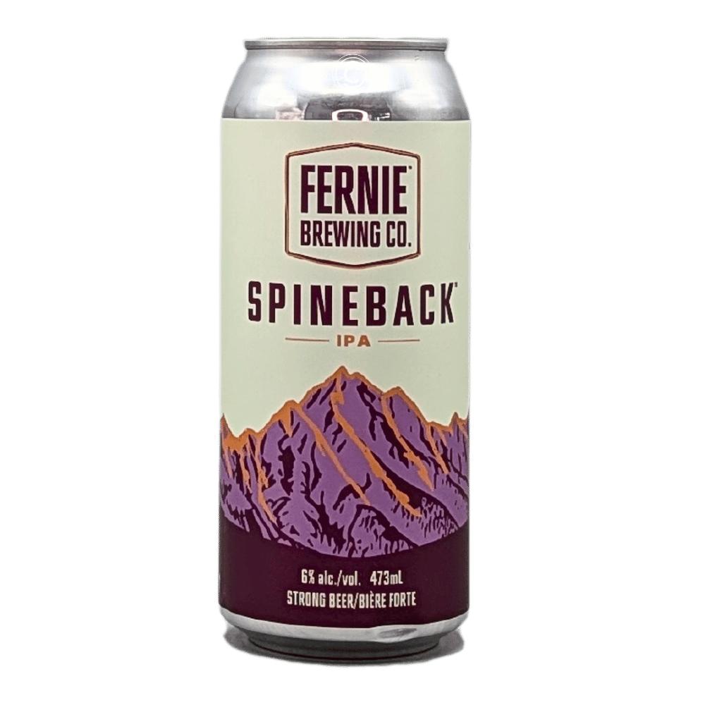 Spineback Hazy IPA by Fernie Brewing Co, beer label