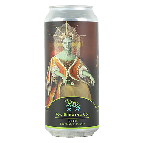 Tox Lace Pilsner by Tox Brewing Company, beer label
