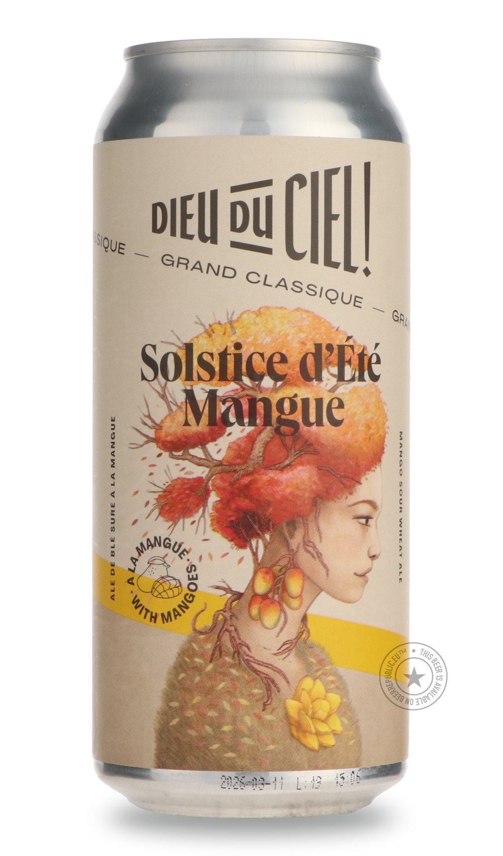 Solstice d'Été Mangue by Dieu du Ciel!, beer label