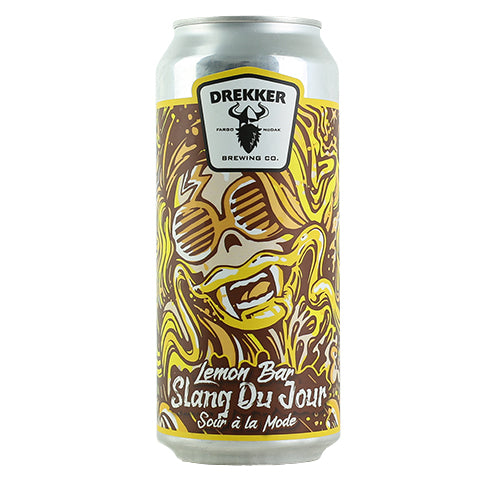Drekker Lemon Bar Slang Du Jour Sour A La Mode by Drekker Brewing Company, beer label