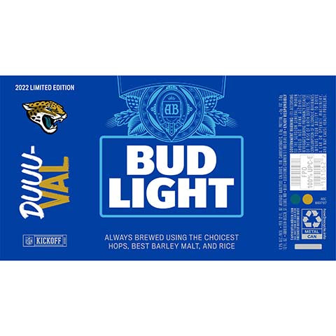 Bud Light Duuu-Val by Anheuser-Busch, beer label