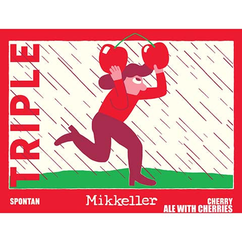 Mikkeller Spontan Triple Cherry by Mikkeller, beer label