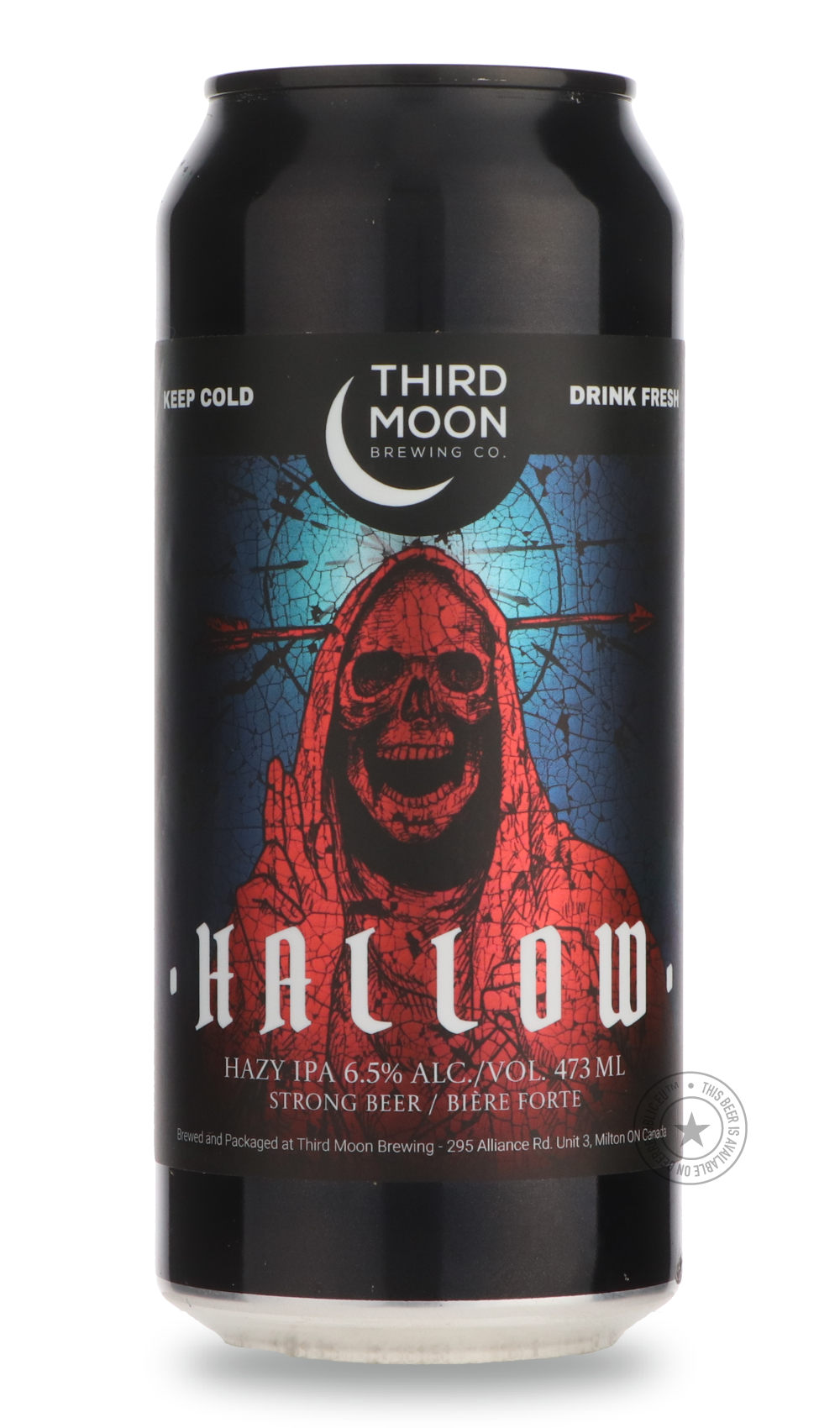 Hallow by Third Moon, beer label