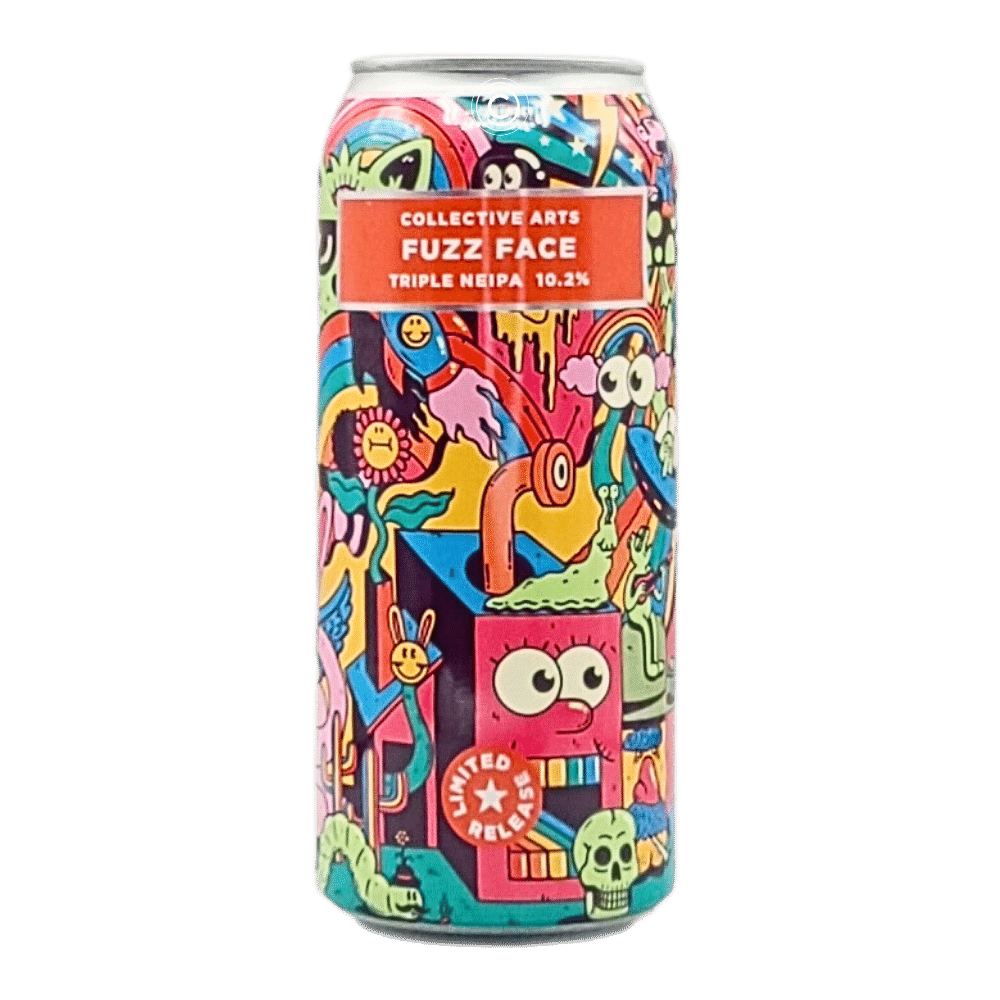 Brewing Fuzz Face Triple IPA by Collective Arts Brewing, beer label