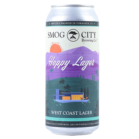 Smog City Hoppy Lager by Smog City Brewing, beer label
