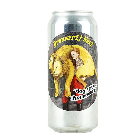 Brouwerij West Dog Ate My Homework by Brouwerij West, beer label