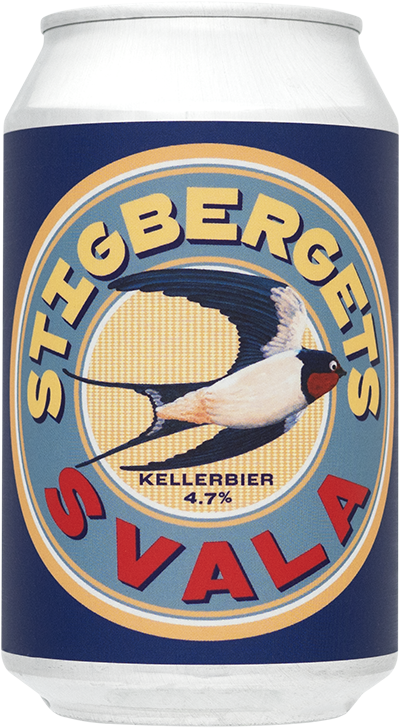 Svala Kellerbier by Stigbergets Bryggeri, beer label