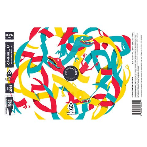 Ever Grain Continuum Spirits DIPA by Ever Grain Brewing Co, beer label