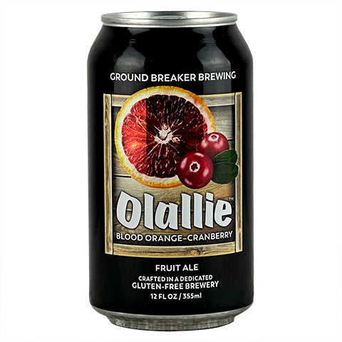 Ground Breaker Olallie Blood Orange Cranberry Fruit Ale by Ground Breaker Brewing, beer label