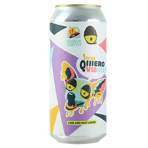 Urban South Yo Quiero USBHTX Lager by Urban South Brewery, beer label