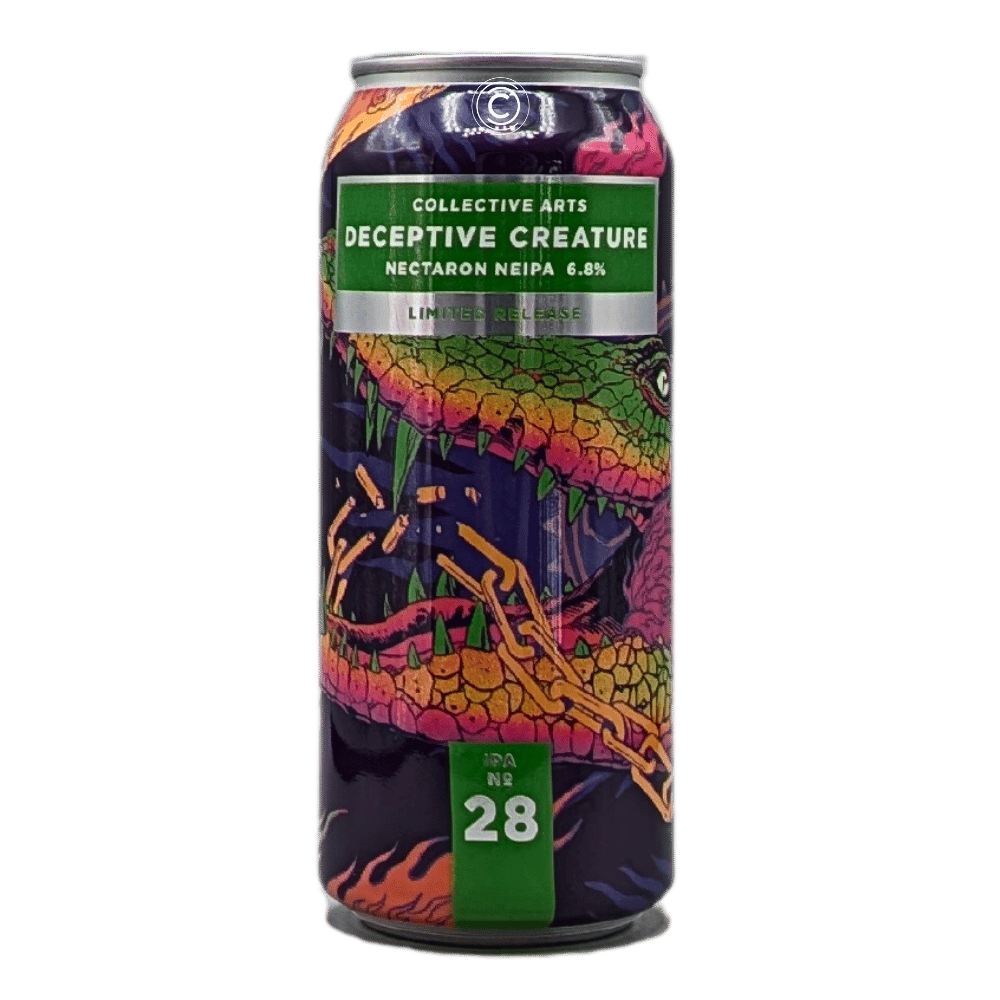 Deceptive Creature Hazy IPA by Collective Arts Brewing, beer label