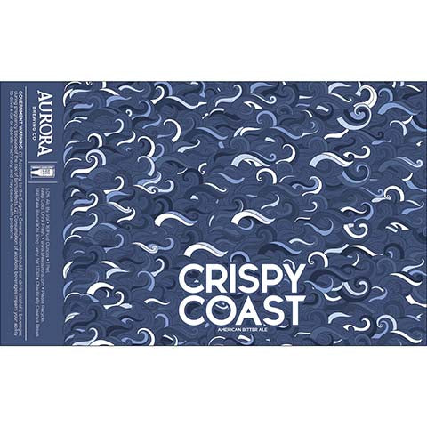 Aurora Crispy Coast Bitter Ale by Aurora Brewing Co., beer label