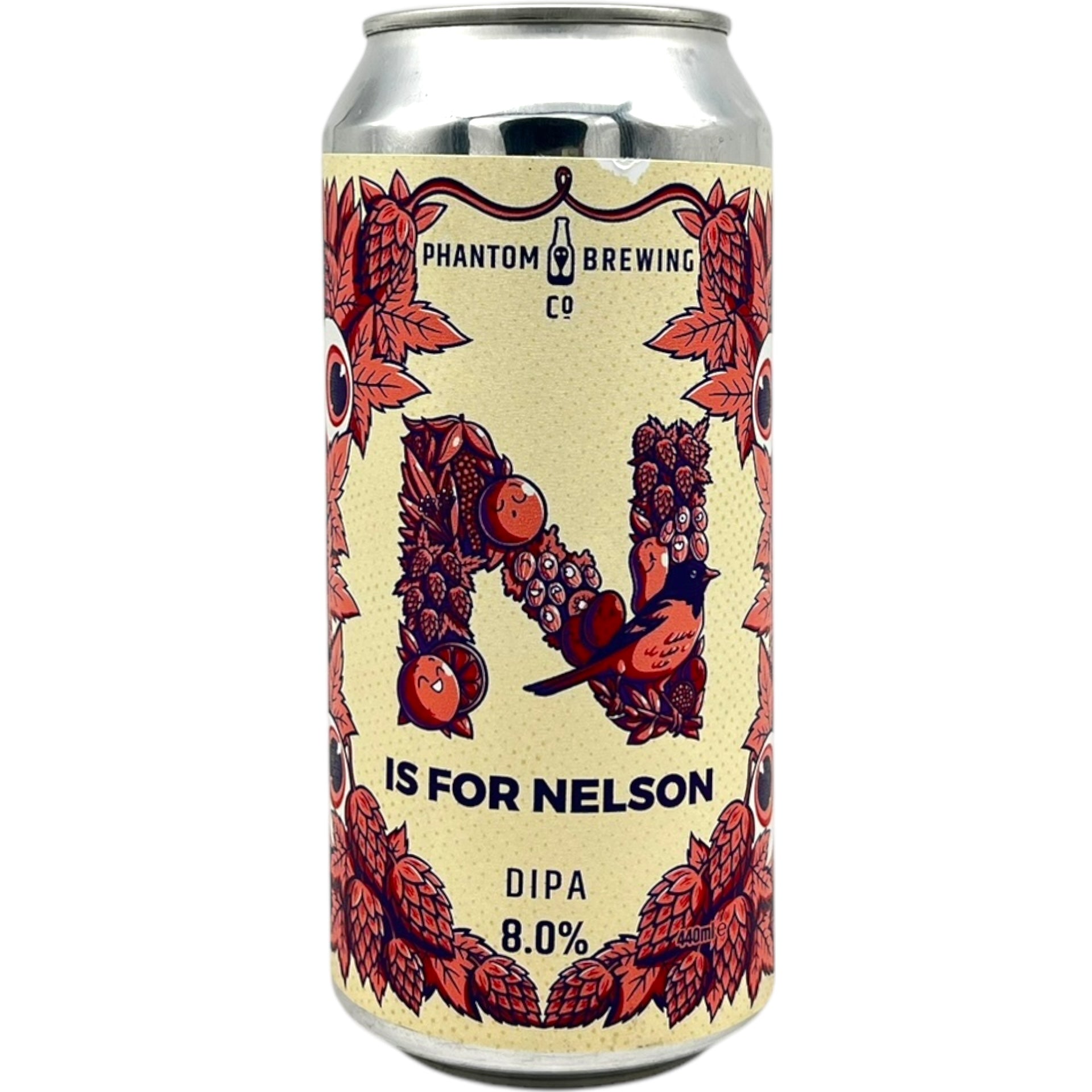 Phantom N is for Nelson by Phantom Brewing Co., beer label