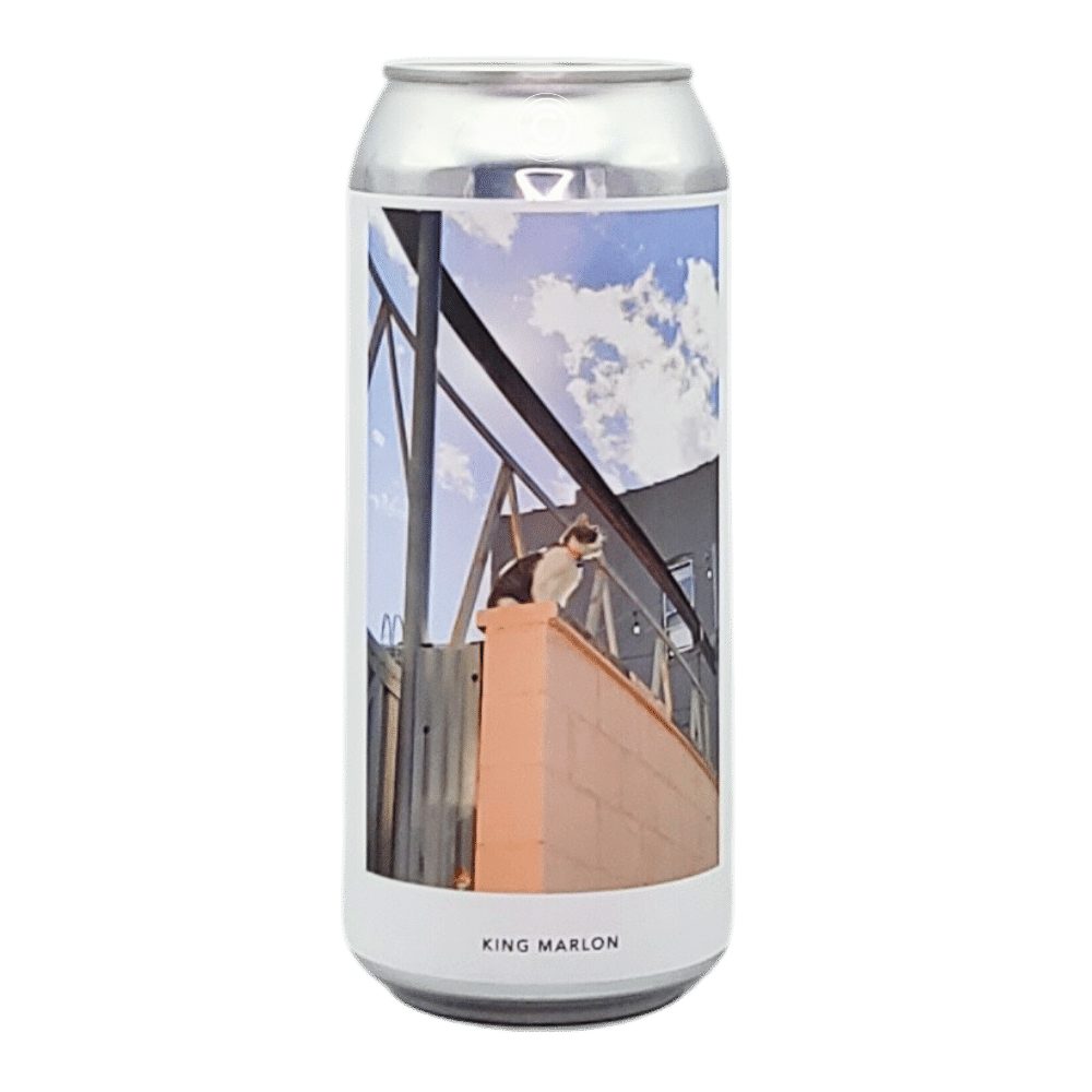 King Marlon Quadruple India Pale Ale by Evil Twin Brewing, beer label