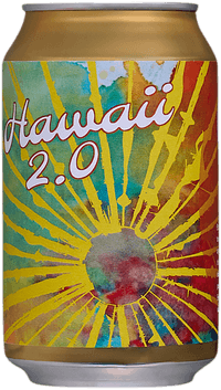 Hawaii 2.0 by Brewhuslän AB, beer label