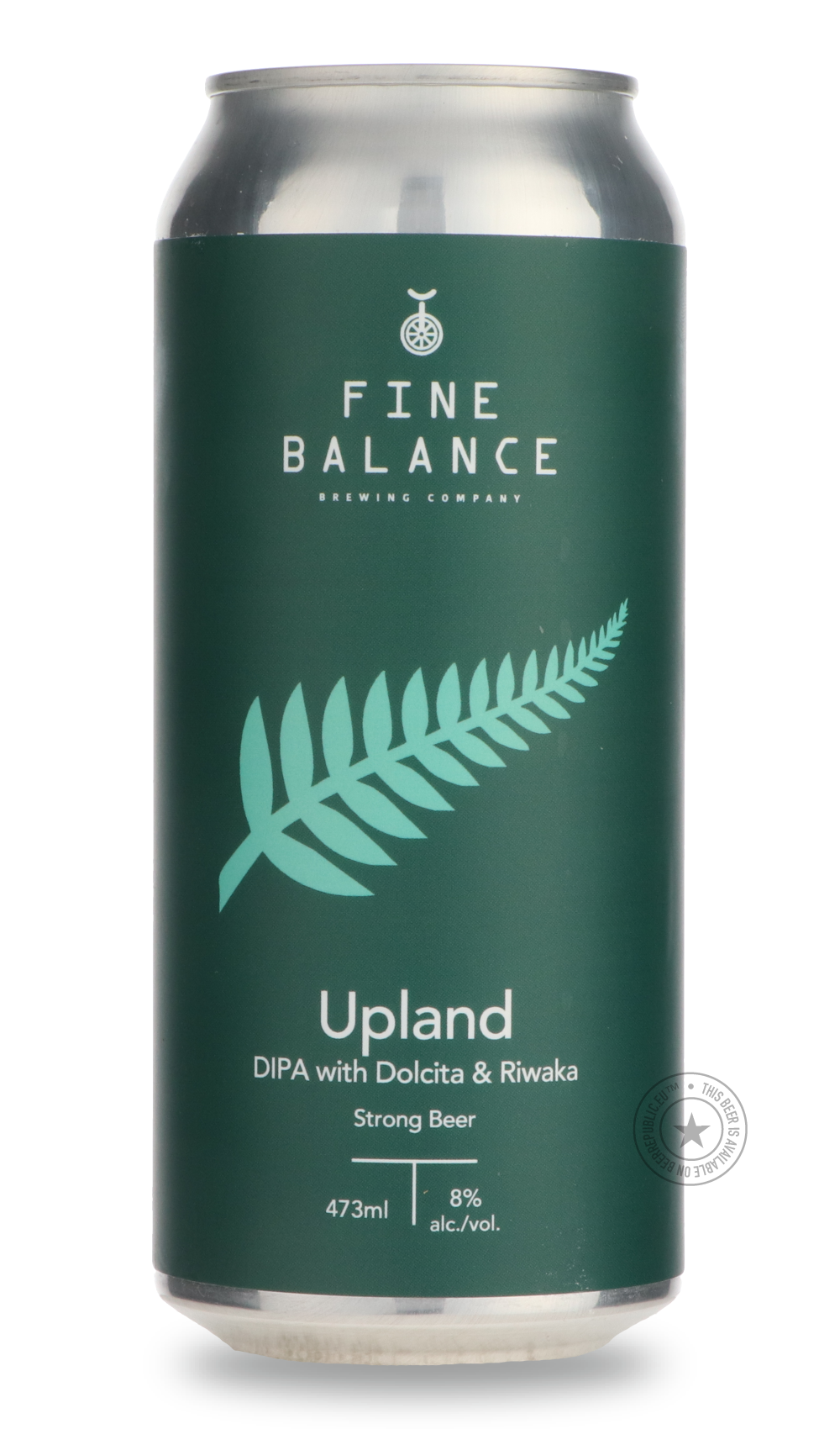 Upland by Fine Balance, beer label