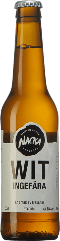 Nacka Wit Ingefära by Nacka Bryggeri, beer label
