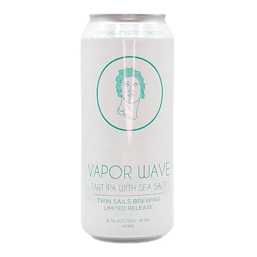 Vapor Wave Tart IPA with Sea Salt by Twin Sails Brewing, beer label