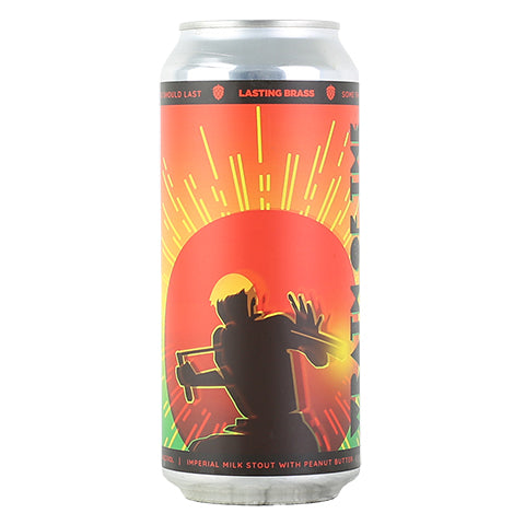 Lasting Brass Wrath Of Nunchucks Imperial Milk Stout by Lasting Brass Craft Brewing, beer label