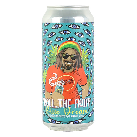 Hoosier Roll the Fruit - Blue Dream 2022 Sour by Hoosier Brewing Co, beer label