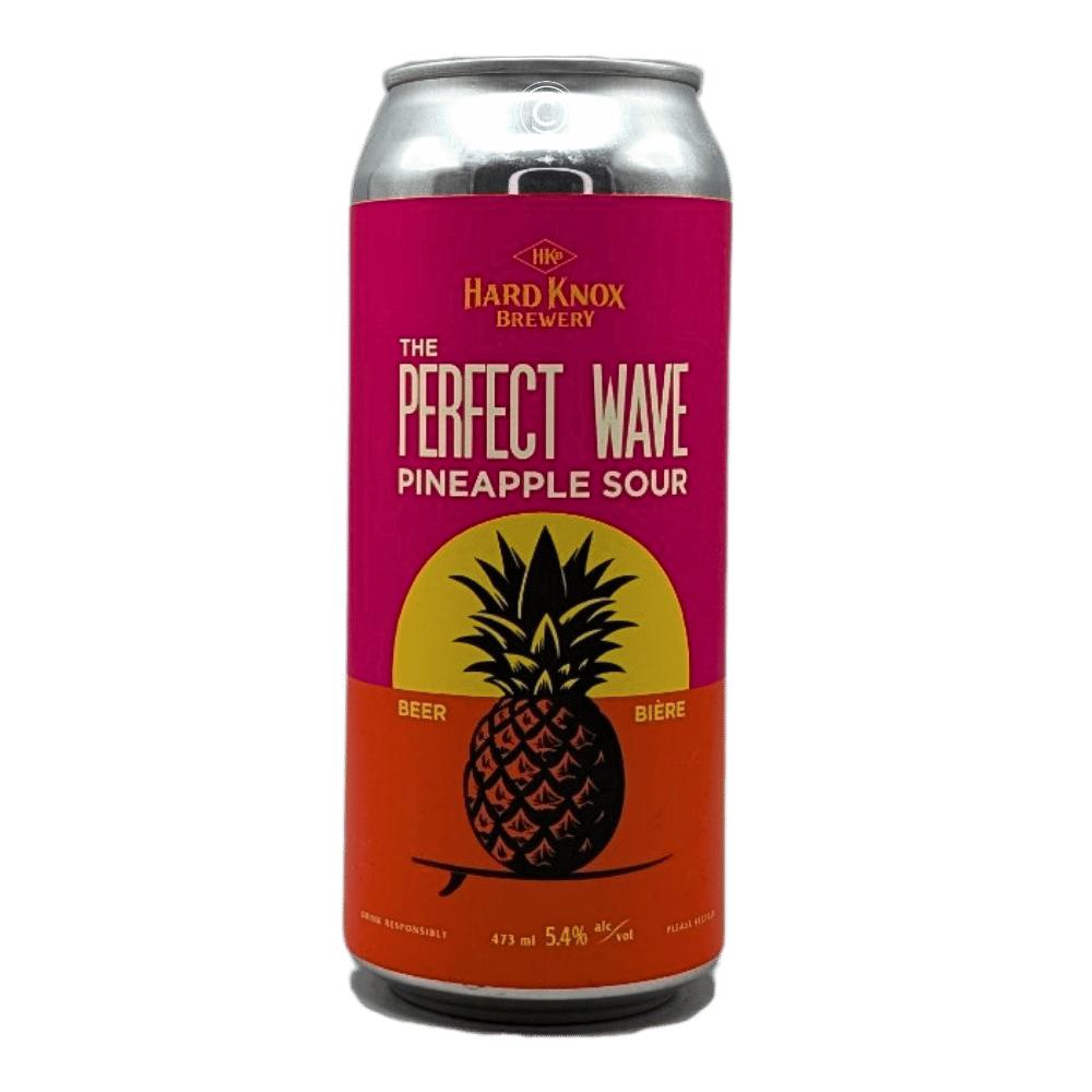 The Perfect Wave Pineapple Sour by Hard Knox Brewing, beer label