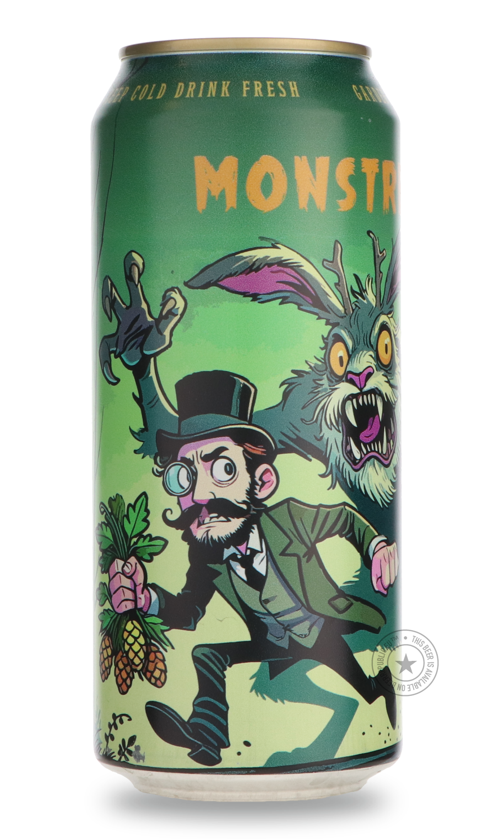 Monstre / Jackalhop by Brewskey, beer label