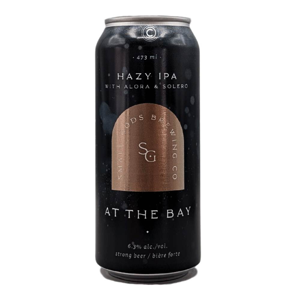At The Bay Hazy IPA by Small Gods Brewing Co., beer label