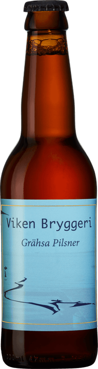Grähsa Pilsner by Viken Bryggeri, beer label