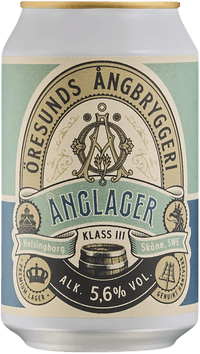 Öresunds Ångbryggeri Ånglager by Benchwarmers Brewing Co, beer label