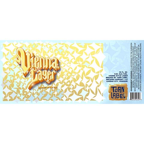 Torn Label Vienna Style Lager by Torn Label Brewing Company, beer label