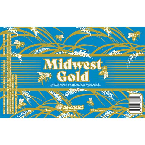 Perennial Midwest Gold Saison by Perennial Artisan Ales, beer label