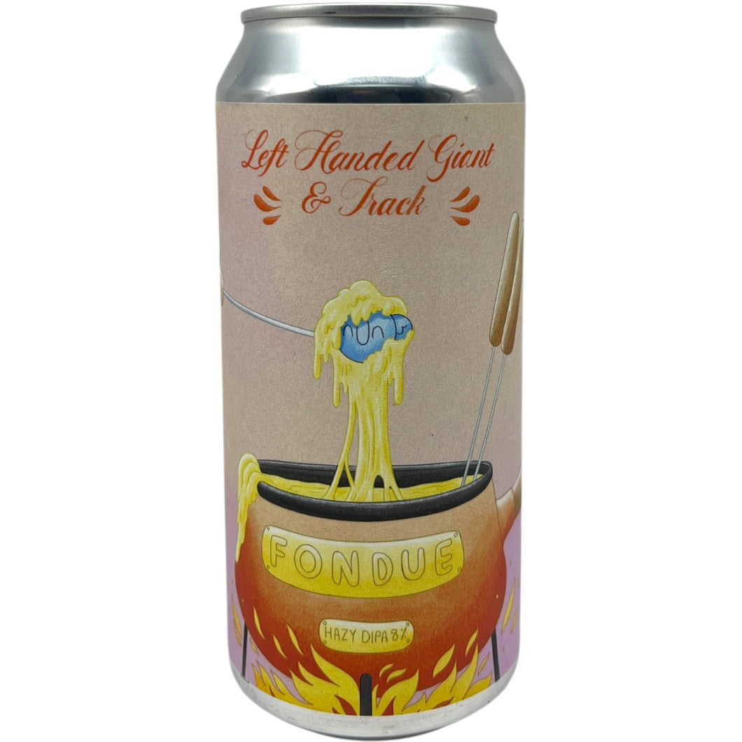 Left Handed Giant x Track Fondue by Left Handed Giant, beer label