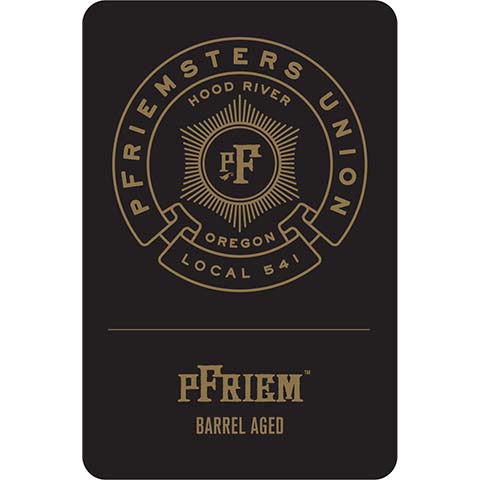 pFriem Cognac Barrel Aged Belgian Quadrupel by PFriem Family Brewers, beer label