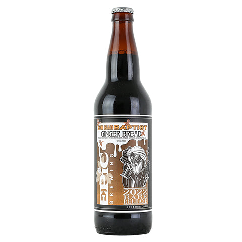 Epic Big Bad Baptist Ginger Bread Imperial Stout 2022 by Epic Brewing Company, beer label