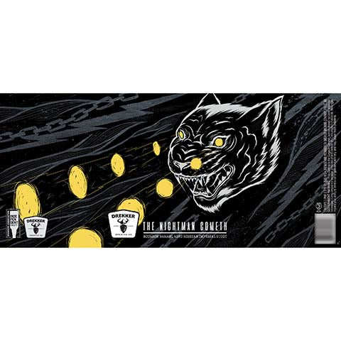 Drekker The Nightman Cometh Imperial Stout by Drekker Brewing Company, beer label