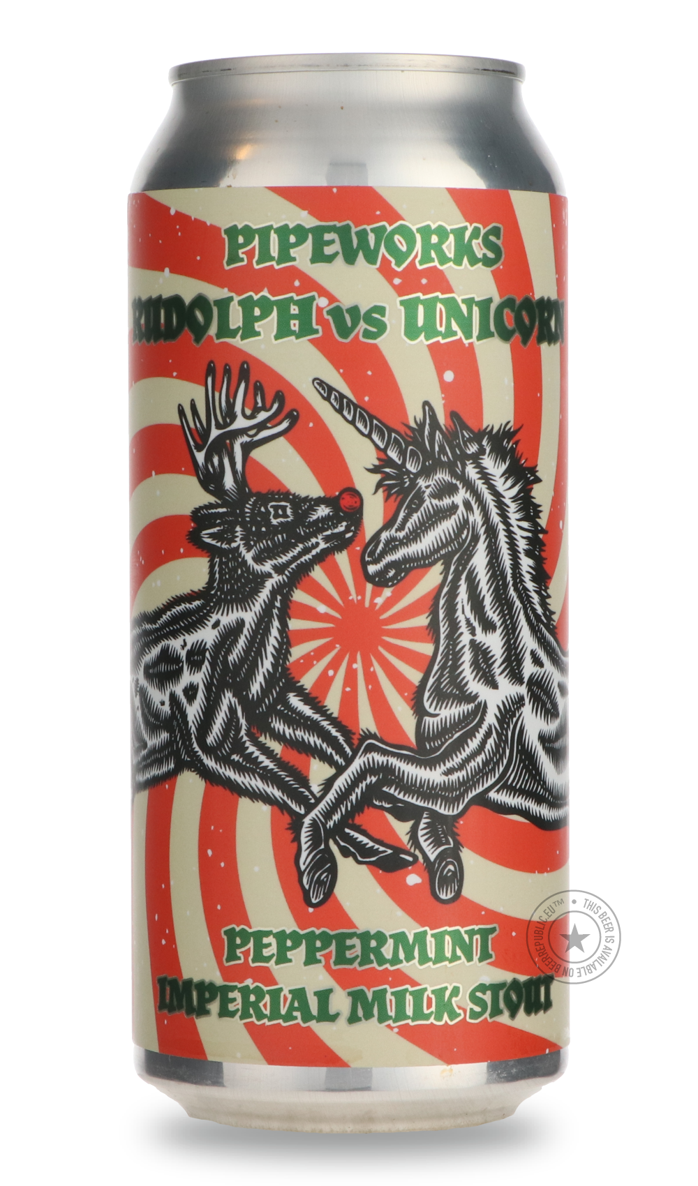 Rudolph Vs. Unicorn by Pipeworks Brewing Co, beer label