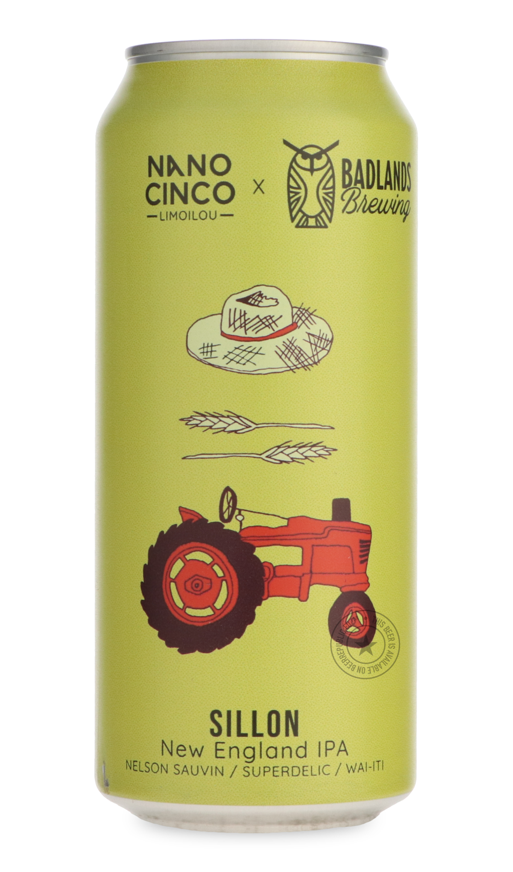 Sillon / Badlands by Nano Cinco, beer label