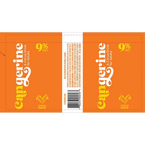 Flying Dog Cangerine by Flying Dog Brewery, beer label