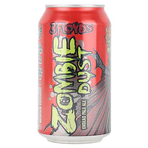 Three Floyds Zombie Dust Undead Pale Ale by Three Floyds Brewing Co, beer label