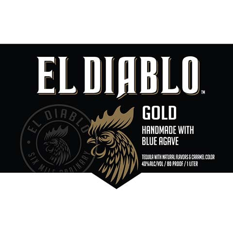 El Diablo Gold Tequila by El Diablo, beer label