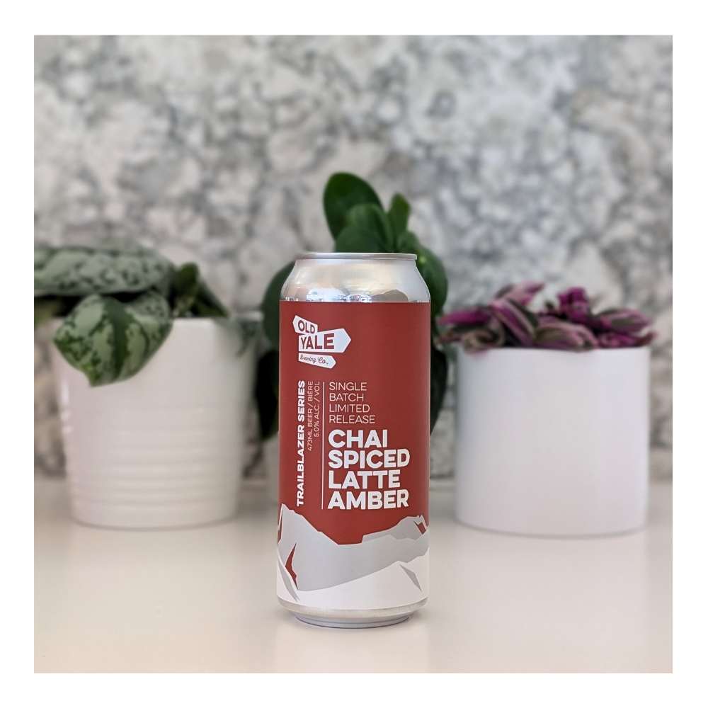 Chai Spice Latte Amber Ale by Old Yale Brewing Company, beer label