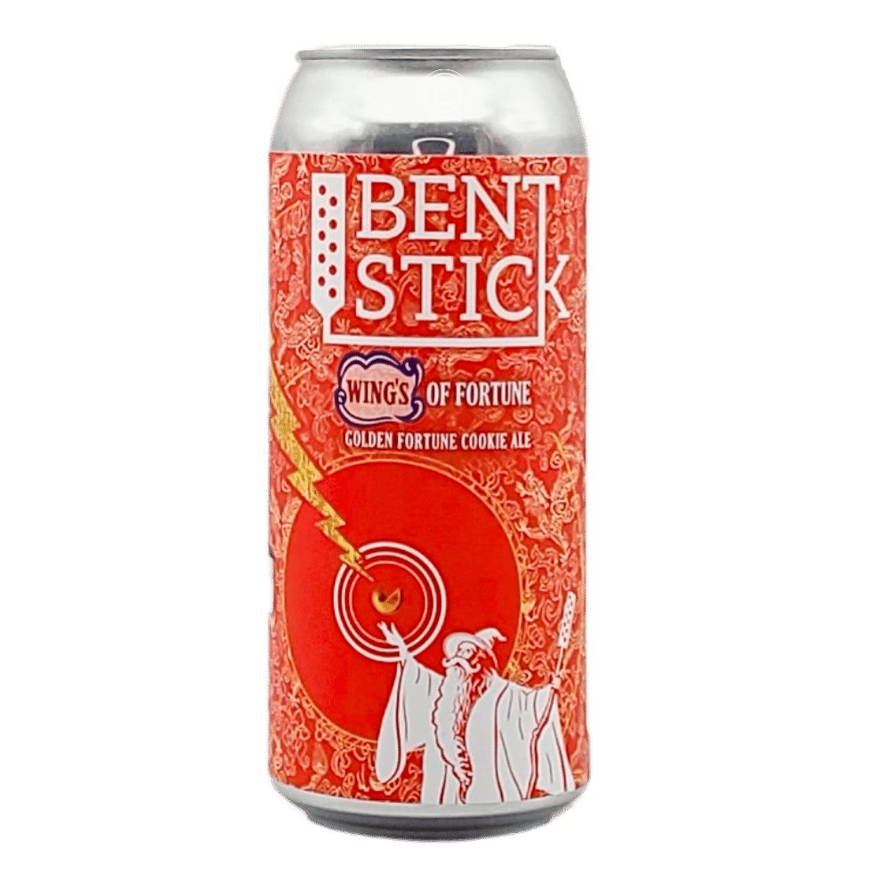 Wings of Fortune Golden Ale by Bent Stick Brewing Co., beer label
