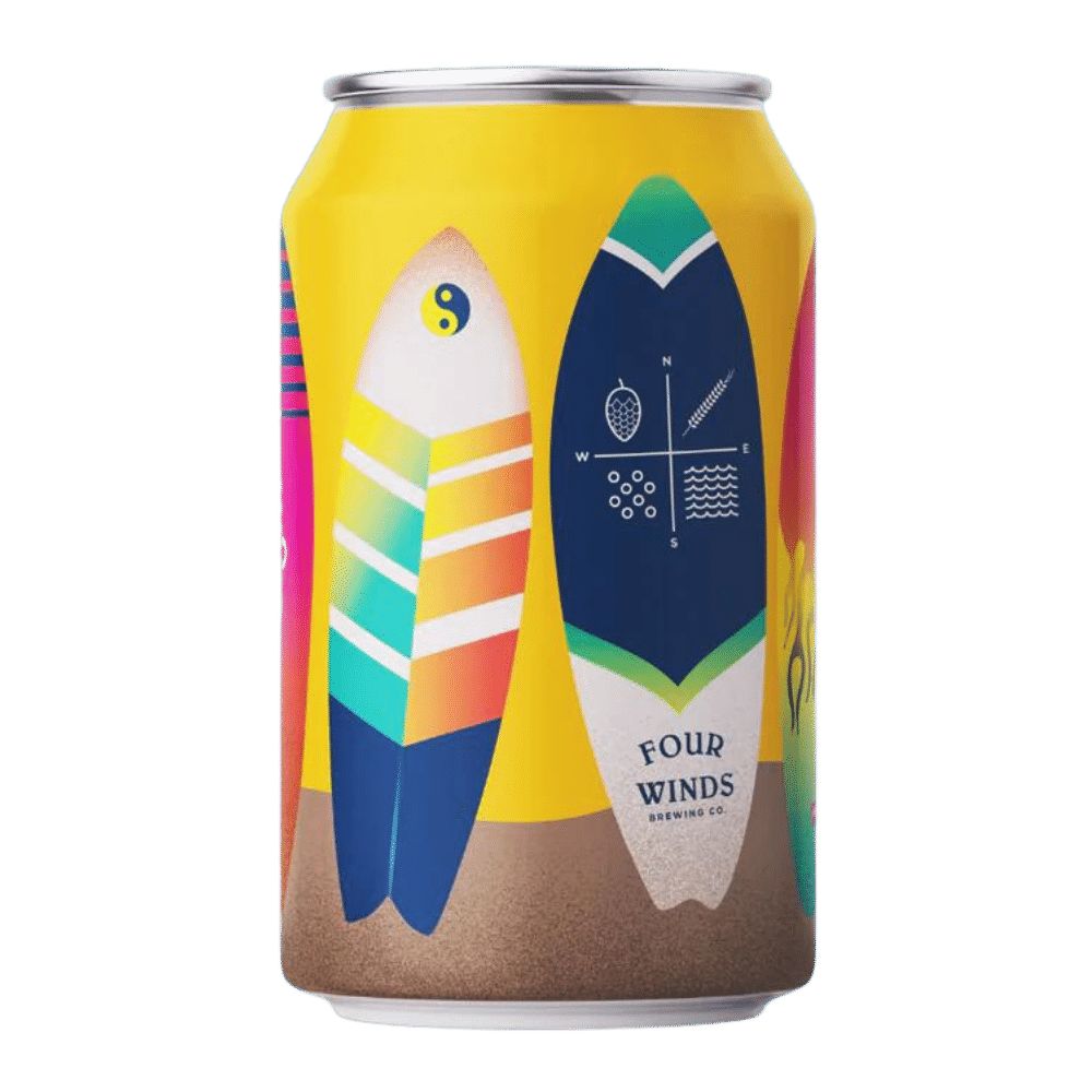 Co. x Four Winds Brewing Point Break Pale Ale by Eighty-Eight Brewing Co., beer label