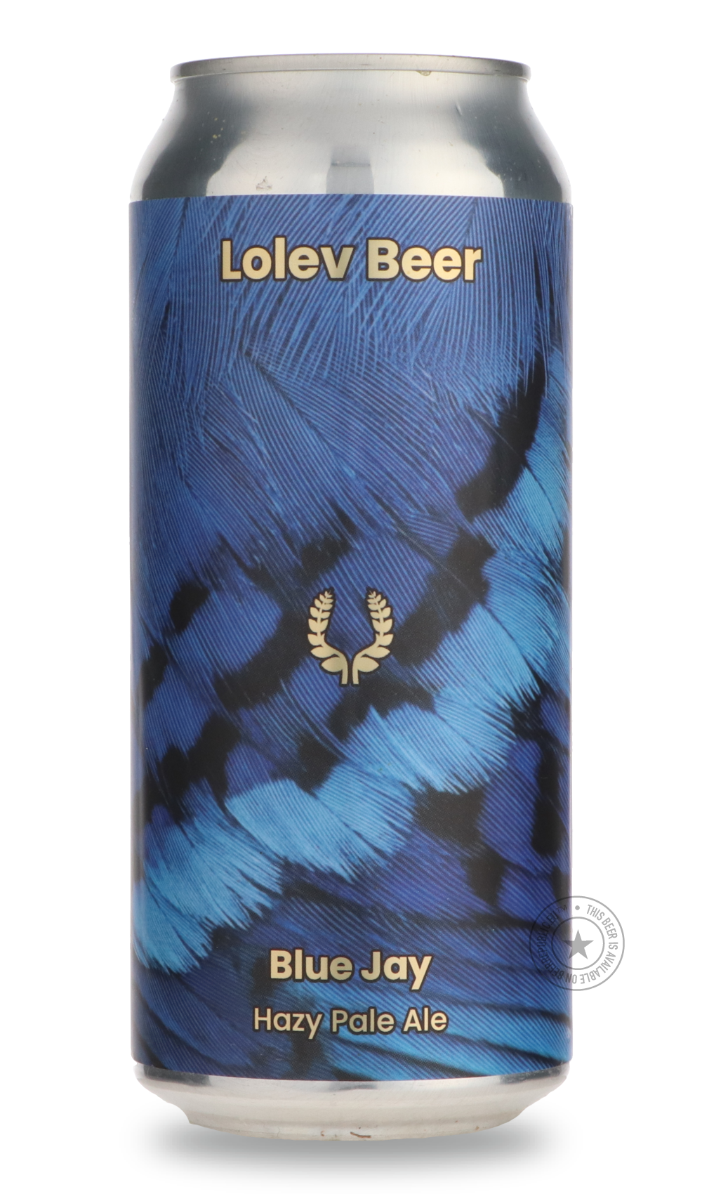 Blue Jay by Lolev, beer label