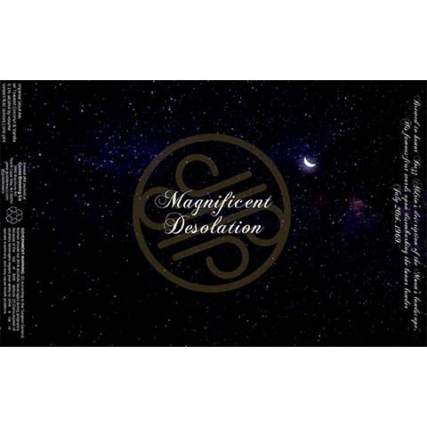 Gusto Magnificent Desolation Imperial Stout by Gusto Brewing Co., beer label