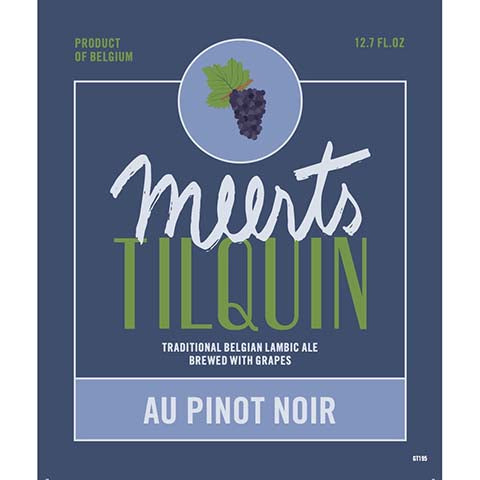 Twelve Percent Meerts Tilquin Au Pinot Noir Belgian Lambic Ale by Twelve Percent Beer Project, beer label