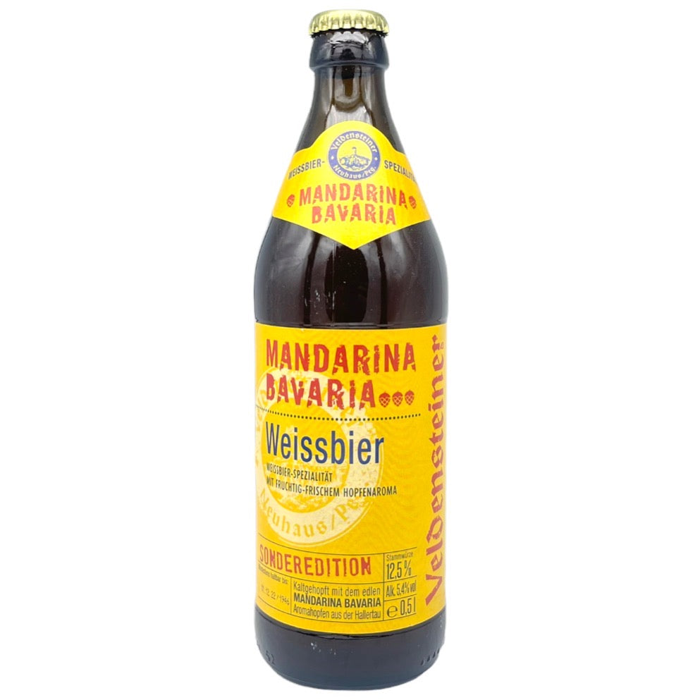 Veldensteiner Kaiser Bräu Veldensteiner Mandarina Bavaria Weissbier by Kaiser Bräu, beer label